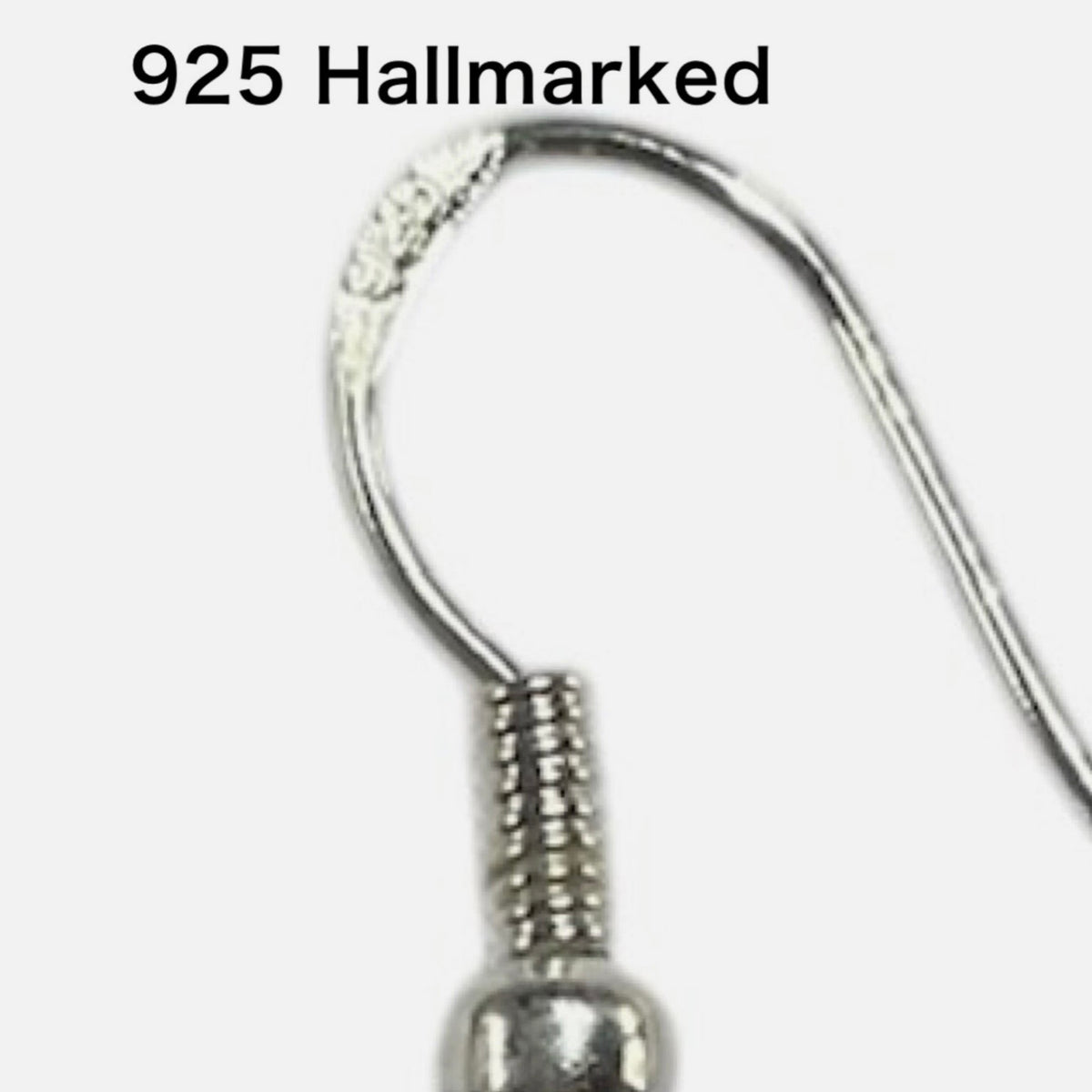Teardrop MOP Greyish Brown Shell 925 Sterling or Stainless Dangling Earring Charm Hook