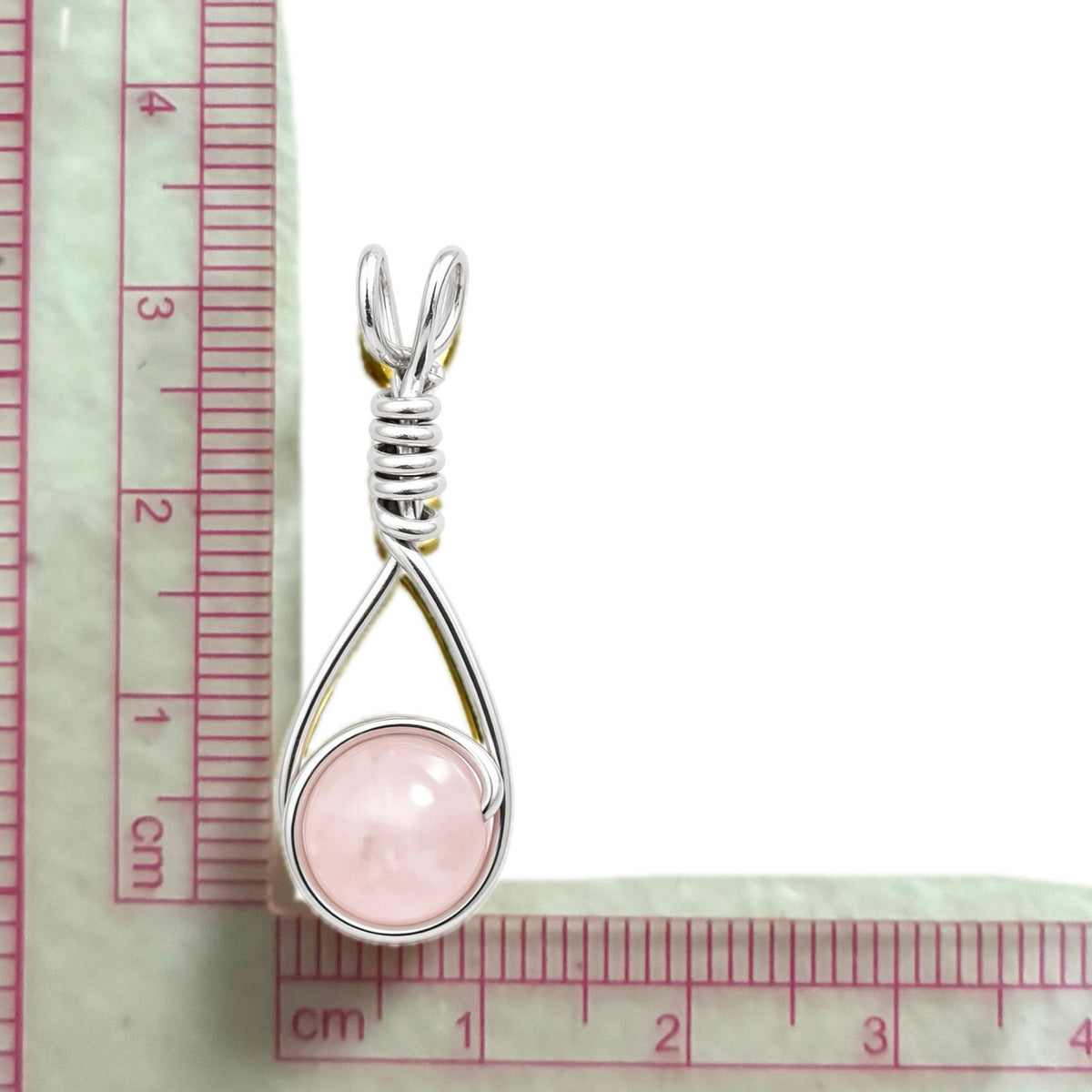 Handmade Wired Gemstone Jewellery Handmade Pendant Black Cord Necklace