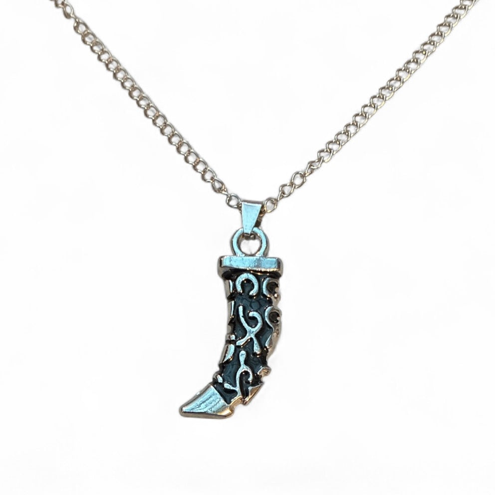Tribal Viking Horn Claw Stainless Pendant Chain Men Necklace