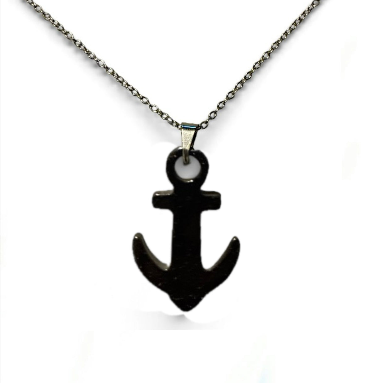 Anchor Non Magnetic Pendant Men Necklace